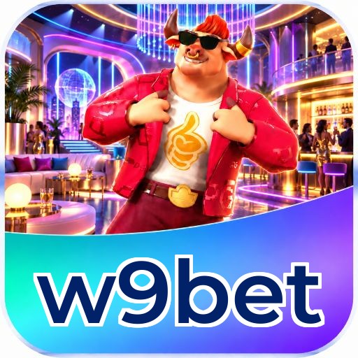Interface da plataforma w9bet mostrando slots populares e bônus de boas-vindas